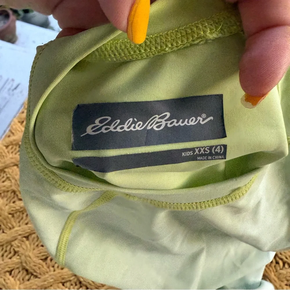 Boys Eddie Bauer Size 4 XXS Long Sleeve Swim Top Tee Rash Guard Beach Sun Pool‎